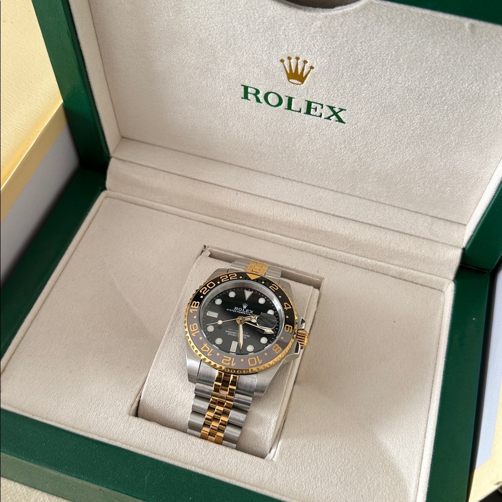 Rolx Silver and Gold Watch Bracelet